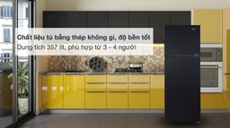 Tủ lạnh Aqua inverter AQR-T376FA(FB) sự lựa chọn hoàn hảo cho gia đình hiện đại