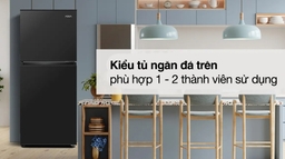 Tủ lạnh Aqua inverter AQR-T160FA(BS) lựa chọn hoàn hảo cho không gian sống hiện đại