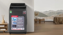Đánh giá chi tiết máy giặt Sharp Inverter 11Kg ES-TM110CD-DS