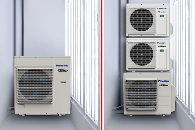 Tối ưu không gian, tiết kiệm điện với hệ thống điều hòa multi Panasonic 2 chiều CU-4Z80WBH-8