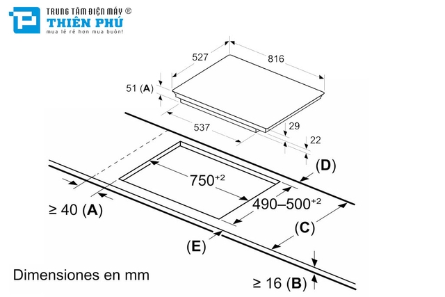 Bếp Từ Bosch PIE875HC1E 4 Vùng Nấu Series 6