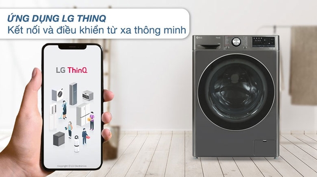 Máy giặt LG 12kg FV1412S3B có thực sự tiết kiệm điện? Phân tích chi tiết