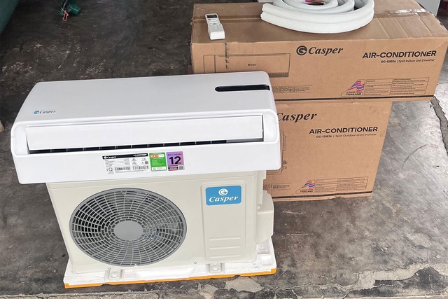 Điều hòa Casper 12000btu GC-12IB36, dòng máy giá rẻ nhưng có độ bền bỉ cao hàng đầu