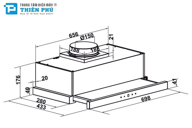 Máy Hút Mùi Hafele HC-H7031TB (538.86.096)