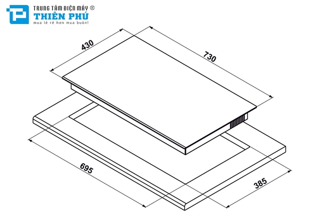 Bếp Từ Đôi Hafele HC-I7326B (533.09.989)