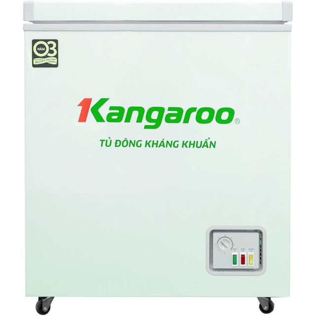 Tủ Đông Kangaroo 1 Ngăn 90 Lít Dàn Nhôm KG168NC1N
