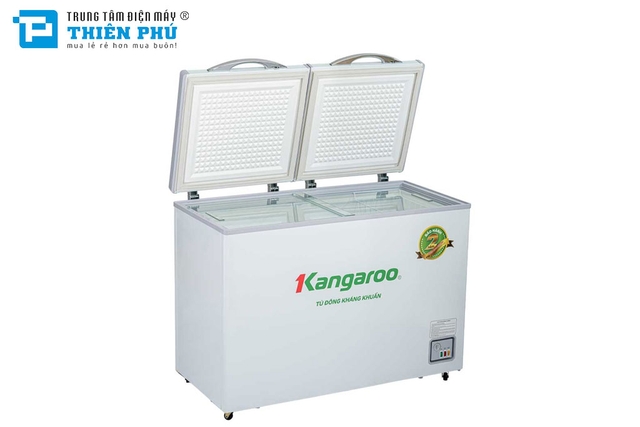 Tủ Đông Kangaroo 1 Ngăn 2 Cánh 375 Lít Dàn Đồng KGFZ435NC1