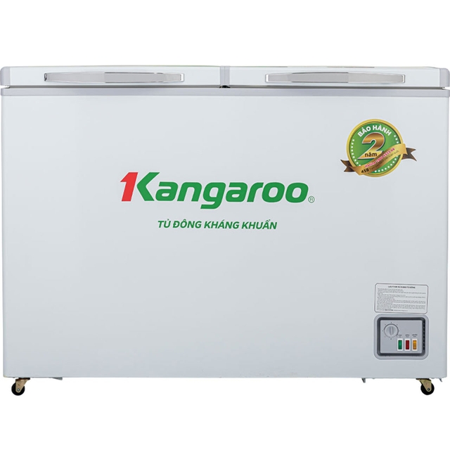 Tủ Đông Kangaroo 1 Ngăn 2 Cánh 286 Lít Dàn Đồng KG399NC1