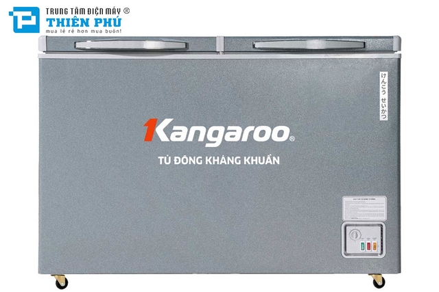 Tủ Đông Kangaroo 1 Ngăn 2 Cánh 375 Lít Dàn Đồng KGFZ435NG1