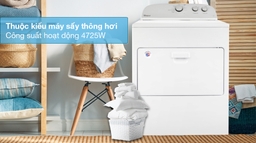 Điểm nhấn ấn tượng mà máy sấy quần áo Whirlpool 15kg 3LWED4815FW đem lại