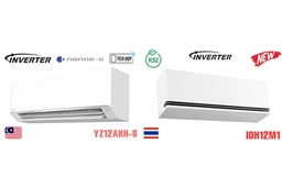 So sánh chi tiết giữa điều hòa Panasonic CS-YZ12AKH-8 và điều hòa LG IDH12M1