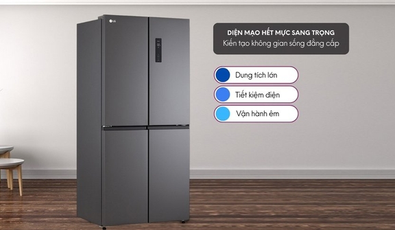 Lý do mà bạn nên mua tủ lạnh LG GR-B50BL 4 cánh