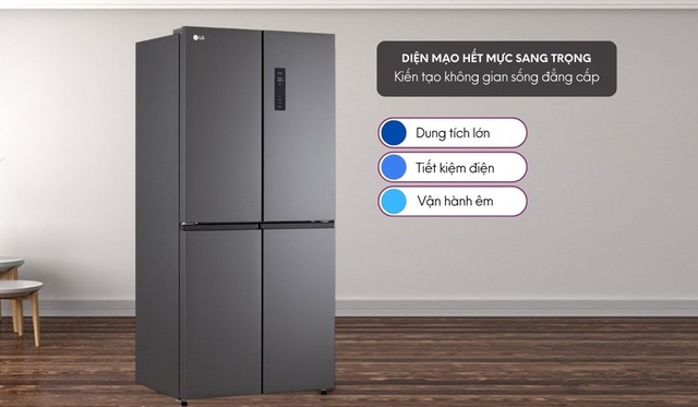Khám phá thiết kế và một số công nghệ trong tủ lạnh LG GR-B50BL