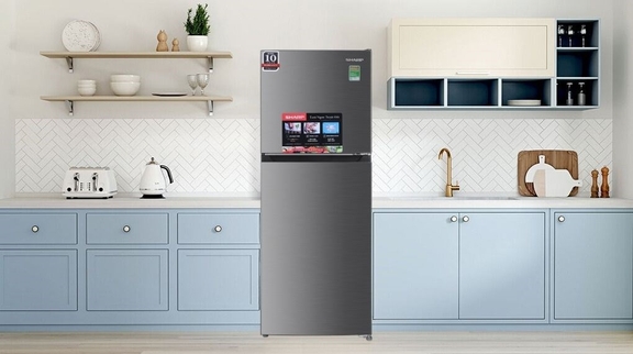 Có nêm mua tủ lạnh Sharp inverter 215 Lít SJ-X215V-SL bảo quản thực phẩm tiết kiệm điện cho gia đình nhỏ