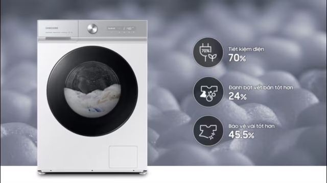 Máy giặt Samsung 14kg WW14BB944DGH/SV có tốt không? Đánh giá ưu nhược điểm chi tiết