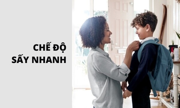 Máy sấy quần áo Panasonic 10,5Kg NH-EH05JD1BV sấy nhanh, diệt khuẩn mạnh mẽ, chăm sóc quần áo tối ưu