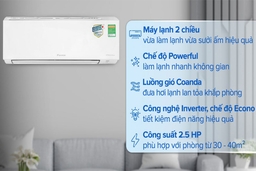 Chia sẻ 5 ưu điểm hấp dẫn người dùng của điều hòa Daikin 22000btu FTHF60VAVMV