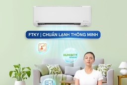 Chẳng còn sợ nóng, chẳng còn sợ bụi mịn và vi khuẩn với điều hòa Daikin FTKY35ZVMV