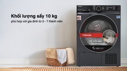 Máy sấy quần áo Toshiba 10Kg TD-BP110GHV(MG) tiện nghi và hiện đại hàng đầu