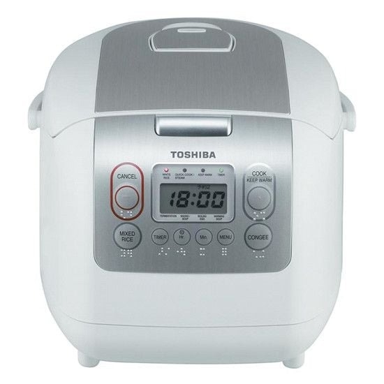 Đánh giá nồi cơm điện tử Toshiba RC-18NTFV(W) 1.8 Lít thiết kế sang trọng, hiệu suất vượt trội