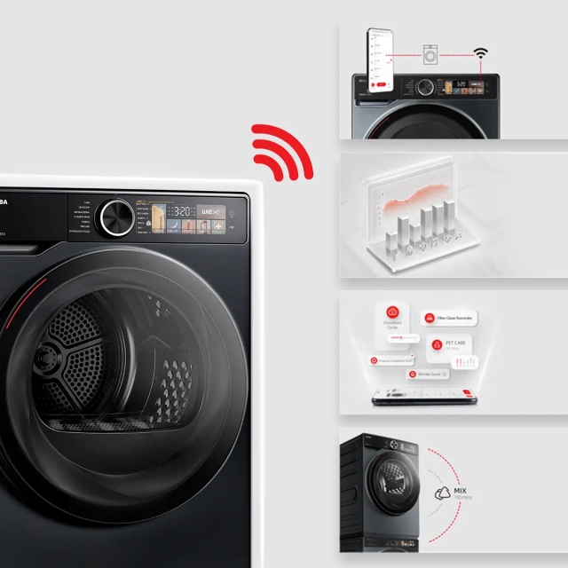 Ưu điểm nổi bật của máy sấy quần áo Toshiba TD-T25BS110HWV(MG)?