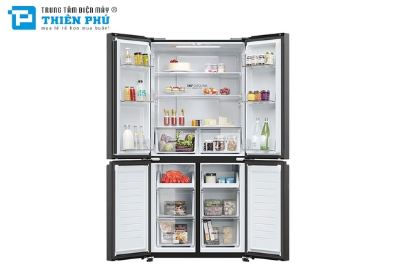 Tủ Lạnh Aqua Multi Door Inverter 469 Lít AQR-M536XA(GB)