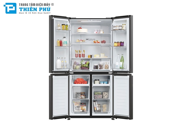 Tủ Lạnh Aqua Multi Door Inverter 469 Lít AQR-M536XA(GB)