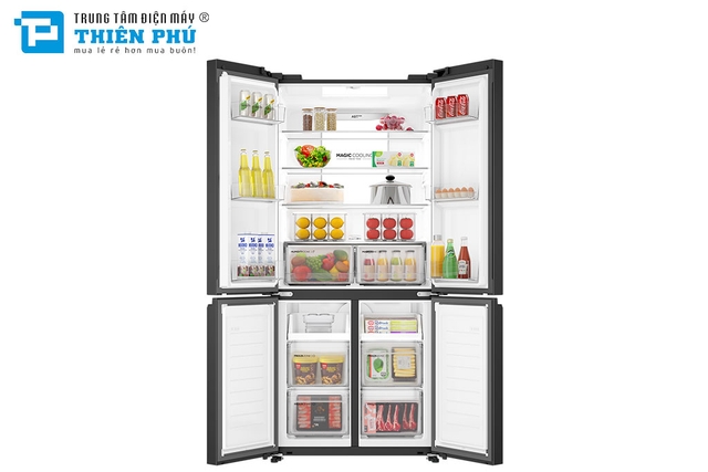 Tủ Lạnh Aqua Multi Door Inverter 529 Lít AQR-M600XA(GB)