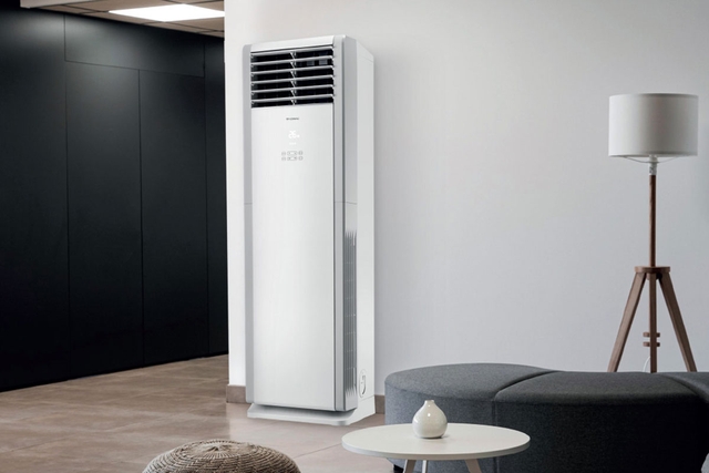 Công nghệ gió 4 hướng trên điều hòa cây Gree 18000btu GVC18AL-K6NNC7A: Trải nghiệm mát đều mọi góc phòng