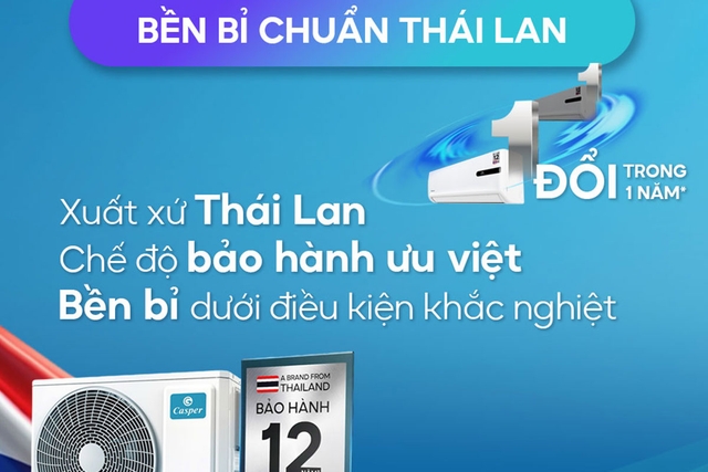 Điều hòa Casper 9000btu GC-09IB36, lựa chọn chất lượng tốt với giá cả phải chăng