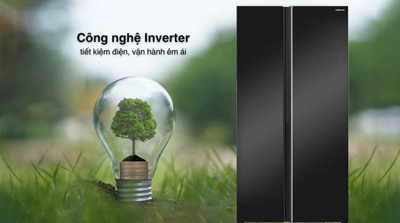 Tủ lạnh Hitachi HRSN9713ESUVN 2 cánh mang đến nhiều tiện ích vượt bậc