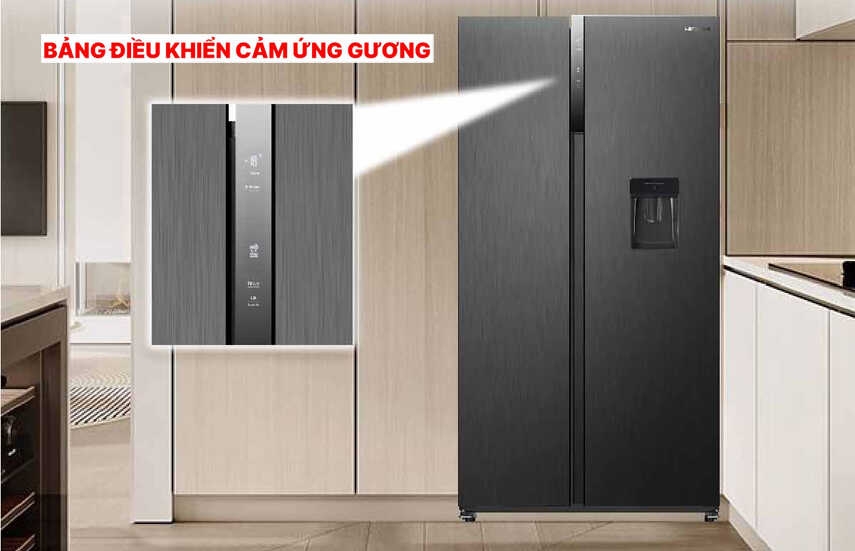 Tủ lạnh Hitachi HRSN9552DWDXVN dung tích lớn, giá gần 15 triệu và rất đáng mua