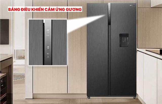 Tủ lạnh Hitachi HRSN9552DWDXVN dung tích lớn, giá gần 15 triệu và rất đáng mua