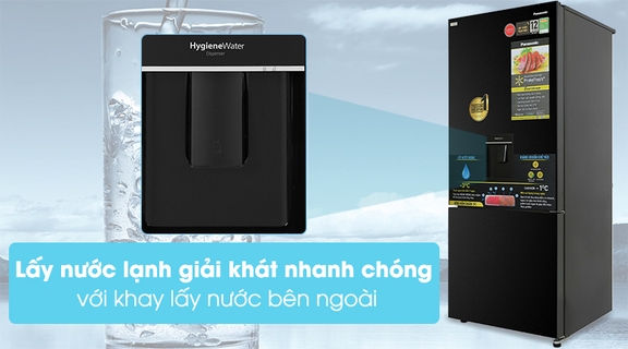 Tủ lạnh Panasonic inverter NR-BX421GPKV làm lạnh nhanh chóng, tiết kiệm hiệu quả