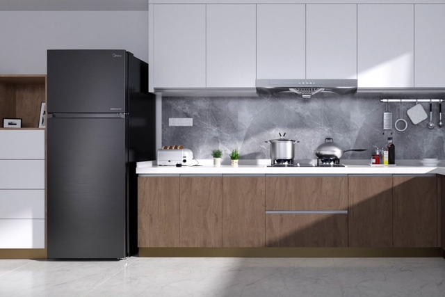 Những điều thú vị được thiết kế trên tủ lạnh Midea 2 Cánh 251 Lít MDRT346MTB28VN bảo quản thực phẩm hiệu quả cho gia đình hiện đại