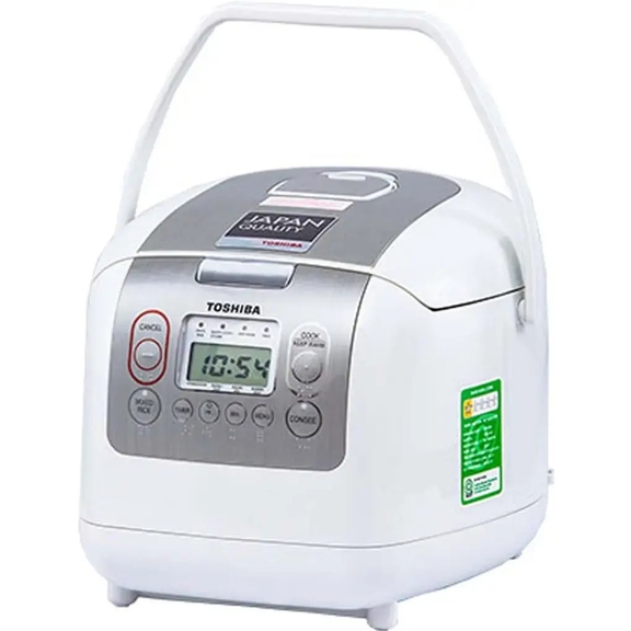 Nồi cơm điện tử Toshiba RC-18NTFV(W) 1.8 Lít nấu cơm ngon chuẩn vị gia đình