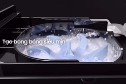 Công nghệ EcoBubble™ kết hợp Digital Inverter trên máy giặt Samsung lồng đứng WA80F15S5CSV: Hiệu quả sạch sâu và tiết kiệm ra sao?