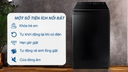 Khám phá máy giặt Samsung 12kg lồng đứng WA12CG5886BV/SV và WA12CG5745BV/SV – Bền bỉ, tiết kiệm, giặt sạch vượt trội