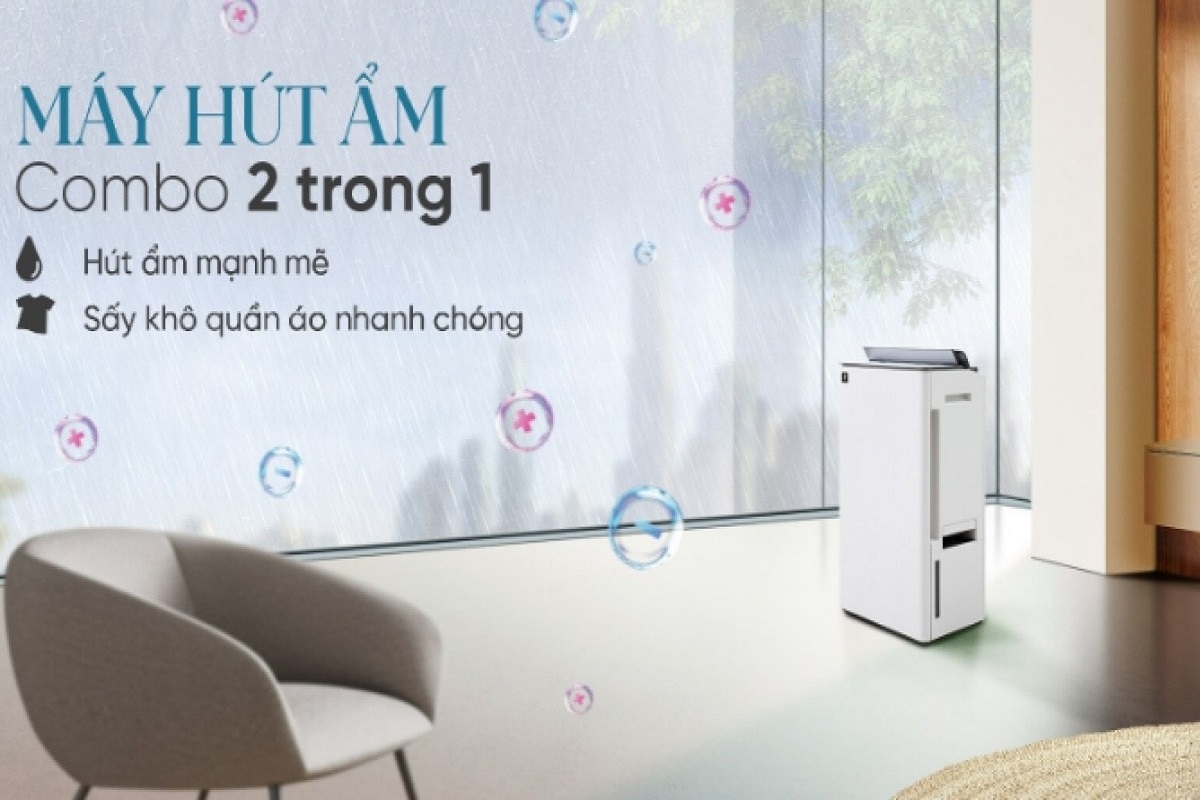 Công nghệ Plasmacluster Ion trên máy hút ẩm Sharp DW-T30HV-W diệt khuẩn ra sao?