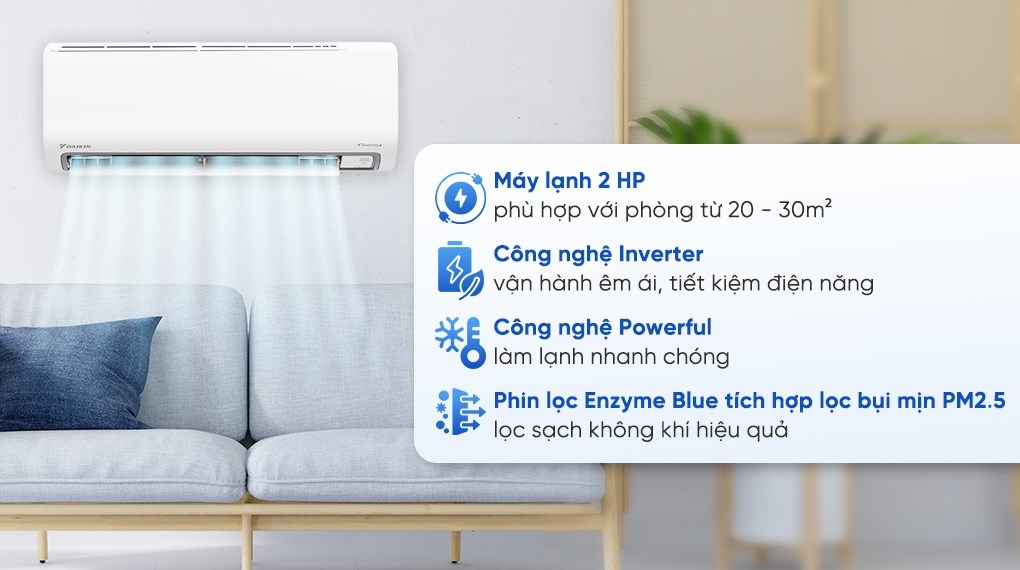 Điều hòa Daikin 1 chiều FTHB50ZVMV có sưởi khác gì điều hòa 1 chiều thông thường?