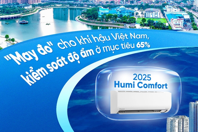 Điều hòa Daikin FTKF60ZVMV, giải pháp kiểm soát độ ẩm lý tưởng 65% với Humi Comfort