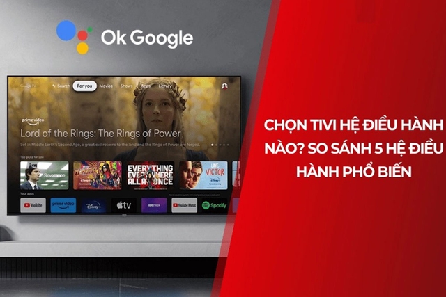 Tư vấn nên chọn tivi dùng hệ điều hành nào? So sánh các hệ điều hành phổ biến hiện nay