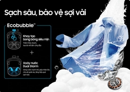 Đánh giá thực tế máy giặt Samsung cửa trên WA12CG5886BV/SV: Giặt nhanh, tiết kiệm điện nước có đúng như quảng cáo?