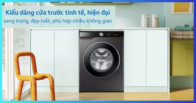 Ưu nhược điểm máy giặt Samsung cửa trước WW10T634DLX/SV: Có đáng mua trong phân khúc máy giặt 10kg cao cấp?