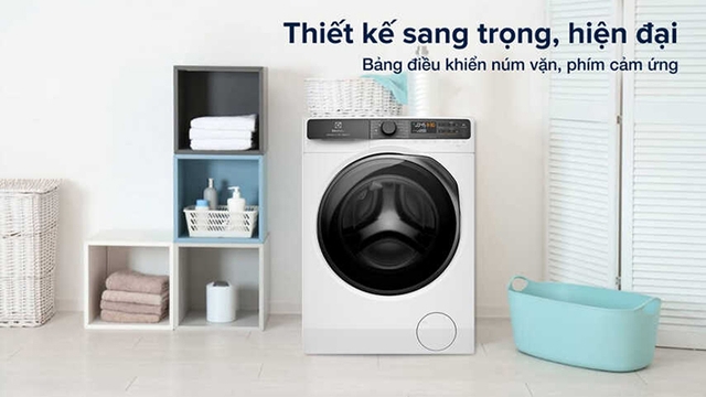 Hướng dẫn sử dụng máy giặt sấy Electrolux 13kg EWW1343R7WC tối ưu nhất: Giặt sạch – sấy nhanh – tiết kiệm điện nước