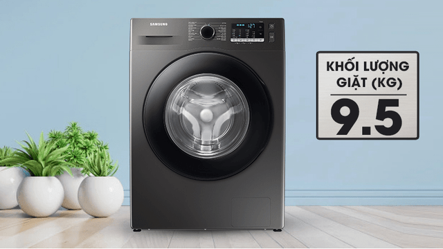 5 lý do nên chọn máy giặt Samsung 9.5kg WW95TA046AX/SV cho gia đình đông người