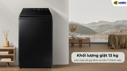Máy giặt Samsung lồng đứng WA80F13S5BSV có phù hợp cho gia đình giặt nhiều, đồ dày và chăn mền lớn?