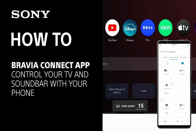 Cách kết nối điện thoại với google tivi Sony qua ứng dụng BRAVIA Connect