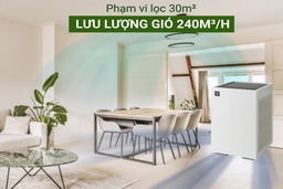 Sharp FP-S42V-L, máy lọc không khí tạo ion thông minh đáng mua nhất 2026