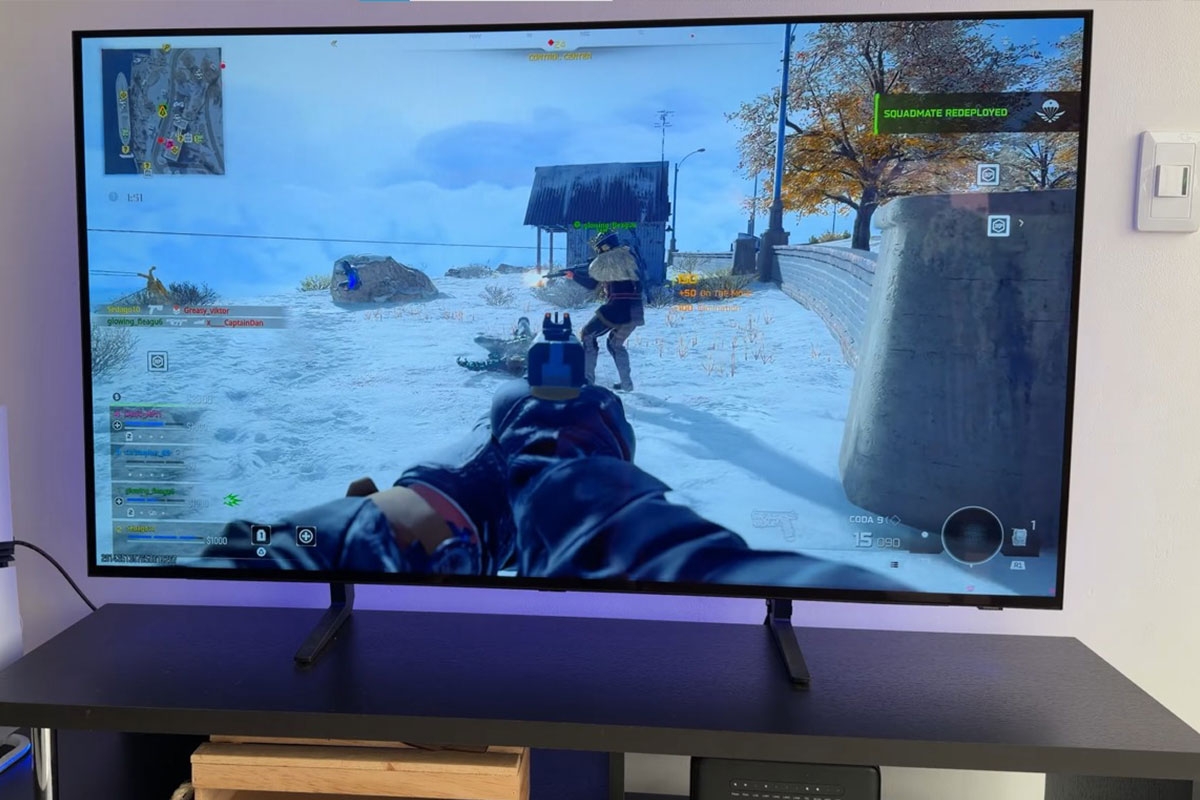 Test độ sáng và độ tương phản của tivi Samsung 77 inch OLED QA77S90FAEXXV